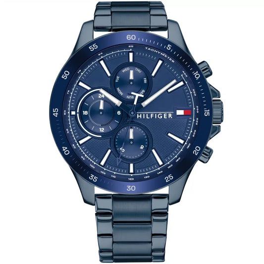 Tommy Hilfiger Bank 1791720 Multi-Function Blue Dial Men's Watch