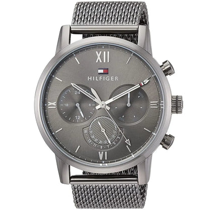 1791882 Tommy Hilfiger Sullivan Men's Full Gray Mesh Chronograph Watch