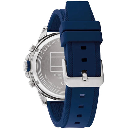 Tommy Hilfiger Blaze 1792027 Multi-Function Blue Dial Men's Blue Rubber Watch