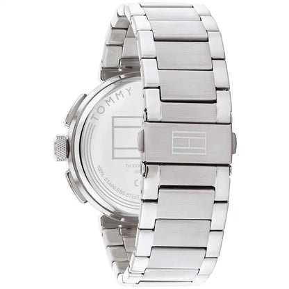 Tommy Hilfiger Men’s Watch – Model 1792117 Silver Green Edition