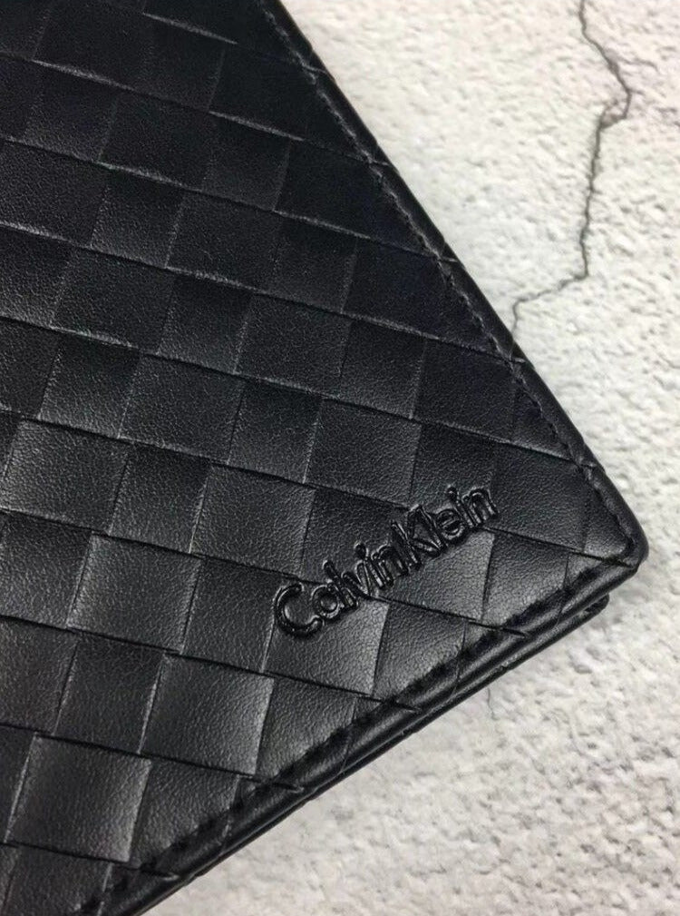 CK Black Leather Wallet For Men 53#