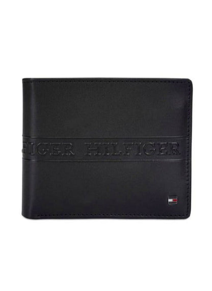 TH Black Leather Wallet For Men 33#