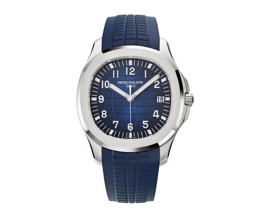 Patek Philippe Aquanaut Watch For Men - Blue & Silver