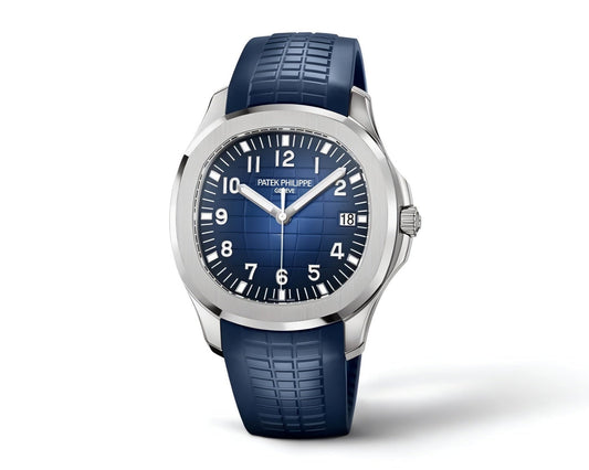 Patek Philippe Aquanaut Watch For Men - Blue & Silver