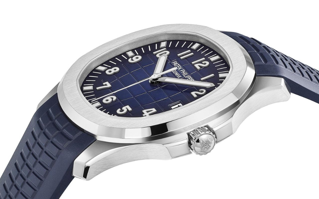 Patek Philippe Aquanaut Watch For Men - Blue & Silver