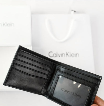 CK Black Leather Wallet For Men 55#