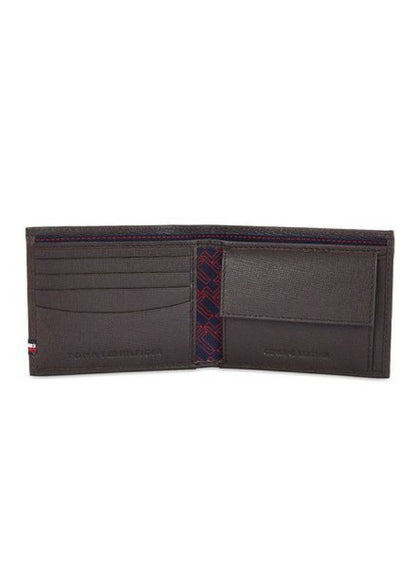 TH Brown Leather Wallet For Men 25#