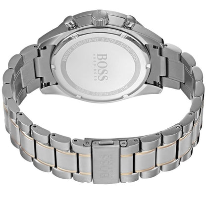 Hugo Boss Trophy 1513634 Two-Tone Silver Rose Gold Case Gray Dial Men's Watch