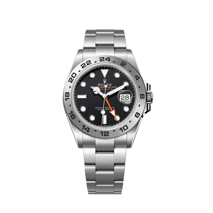 Rolex Explorer II – Black Dial & Stainless Steel Oyster Bracelet
