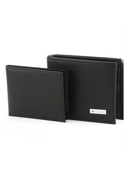 TH Black Leather Wallet For Men 30#