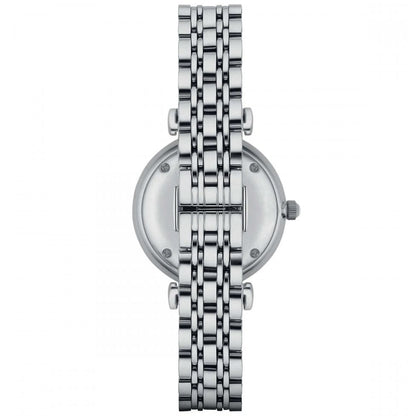 Emporio Armani AR11091 Women’s Blue Dial Silver Stainless Steel Gianni Watch