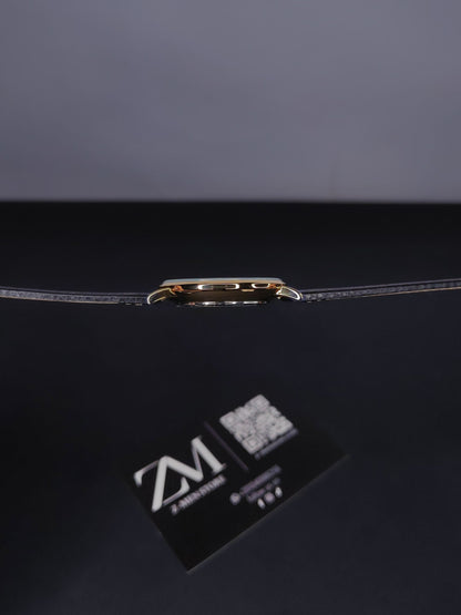 IBSO Slim Leather Belt Watch - Golden Frame - S8160G