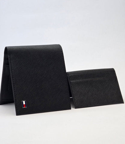 TH Black Wallet For Men 22#