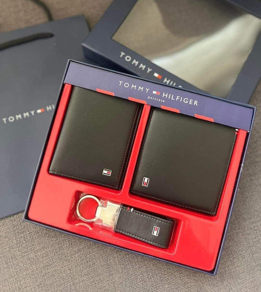 TH Wallet-Keychain-Card Holder Set For Men 3#