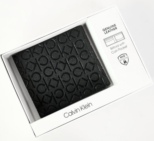 CK Black Leather Wallet For men 51#