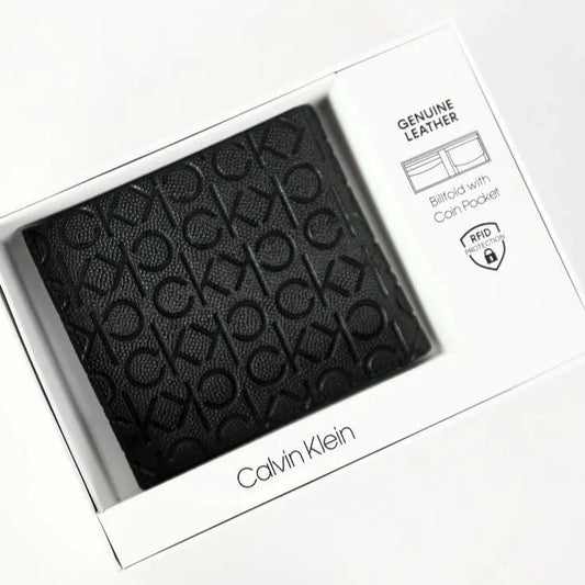 CK Black Leather Wallet For men 51#