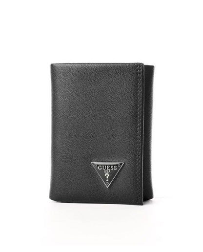 GU Black Trifold Wallet For Men 82#