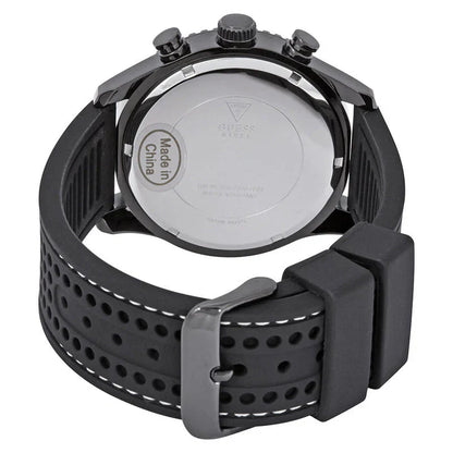 Guess Fleet W0971G1 Men's Black Chronograph Rubber Watch