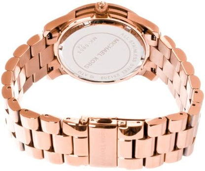 Michael Kors Runway Women's Watch – Model MK5853 | Rose Gold Dial with Rose Gold Stainless Steel Bracelet