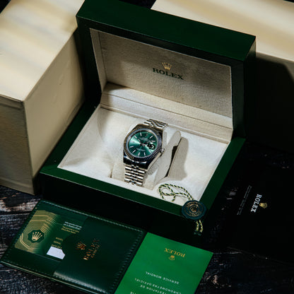 Rolex Datejust 41mm Green Dial