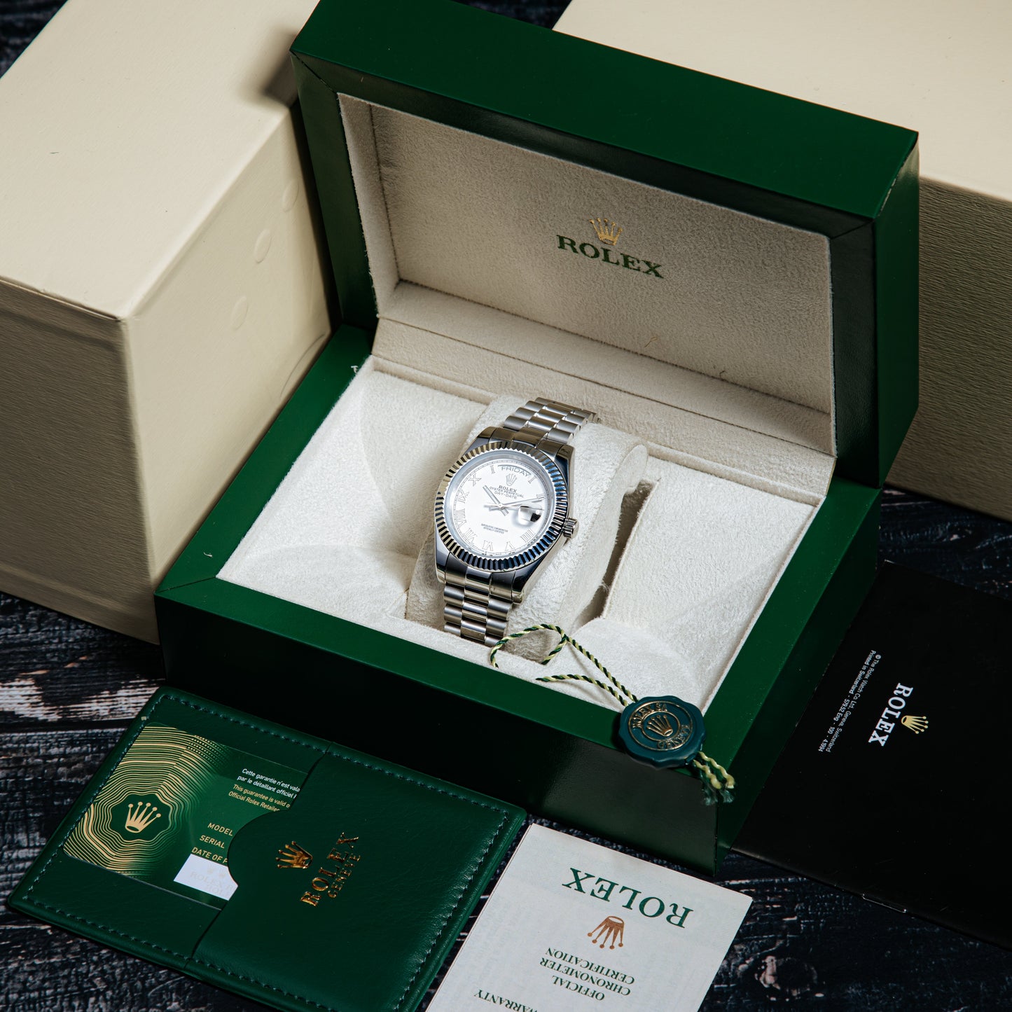 Rolex Datejust 41mm White Dial