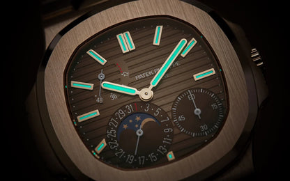 Patek Philippe Nautilus Moonphase Rose Gold Brown Dial 40mm  - Mirror Original