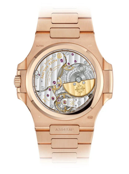 Patek Philippe Nautilus Moonphase Rose Gold Brown Dial 40mm  - Mirror Original