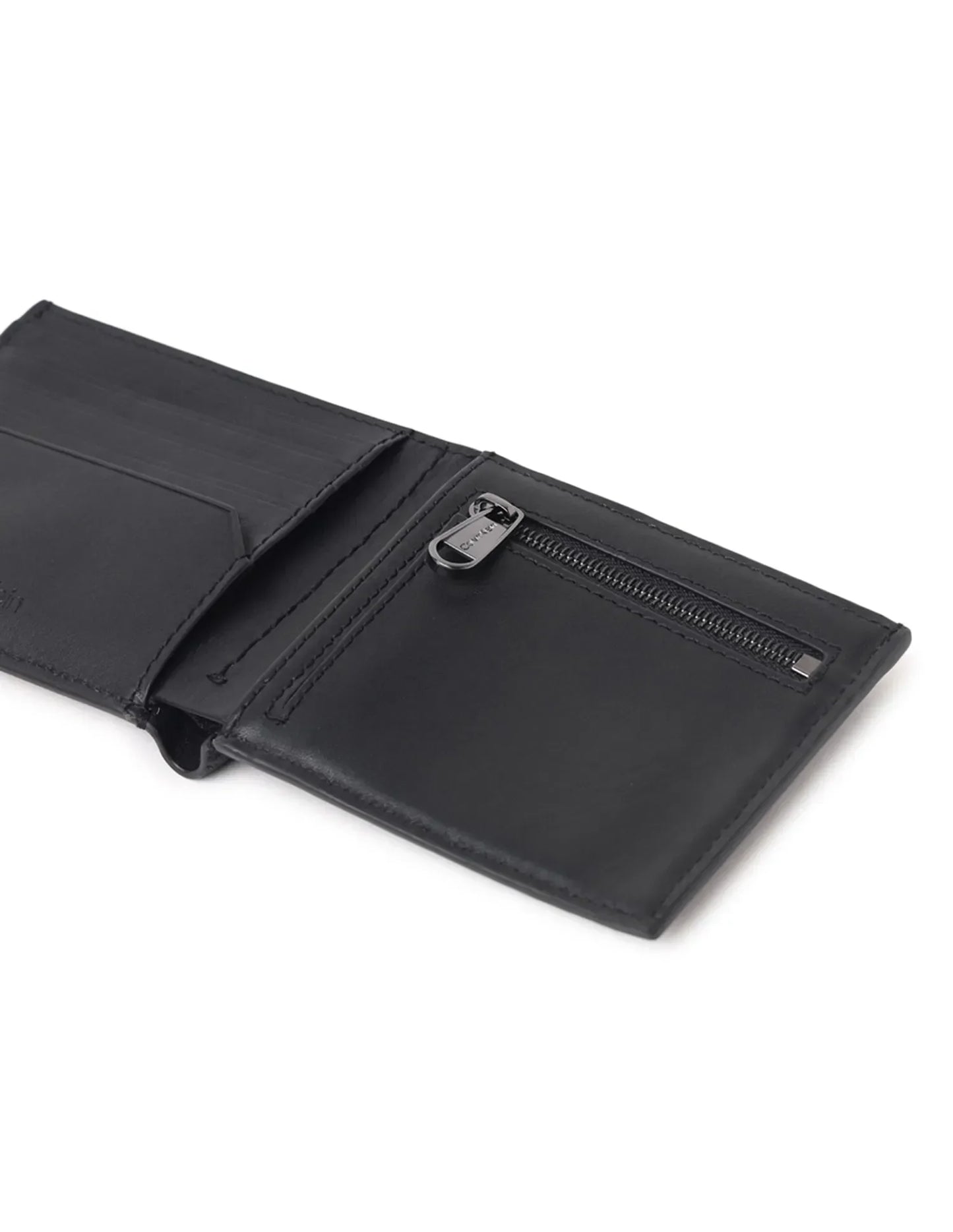 Calvin Klein Modern Bar Logo Bi-Fold Wallet | Genuine Leather