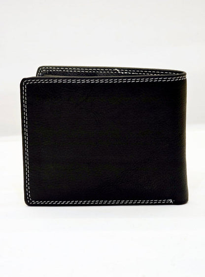 TL Black Leather Wallet For Men 98#