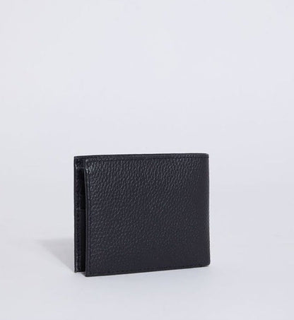 TH Black Leather Wallet For Men 1#