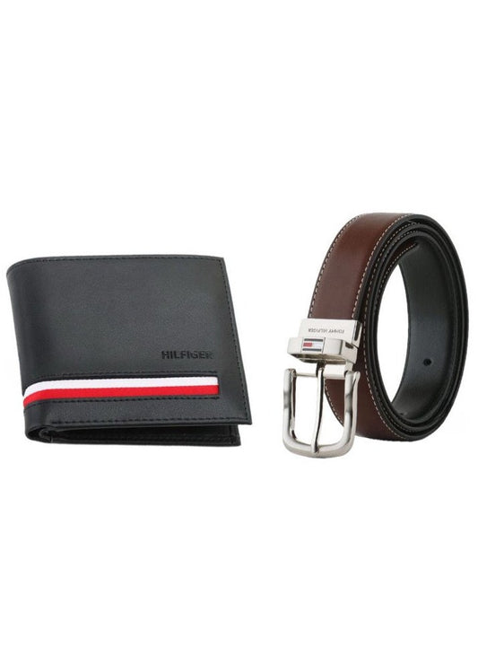 TH Leather Wallet-Belt Set For Men 2#