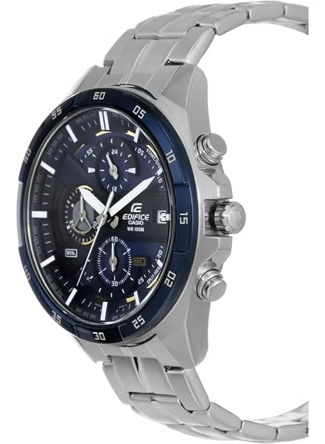 Casio Edifice Men’s Watch – Model EFR-556DB-2AV | Precision Chronograph in Blue & Silver