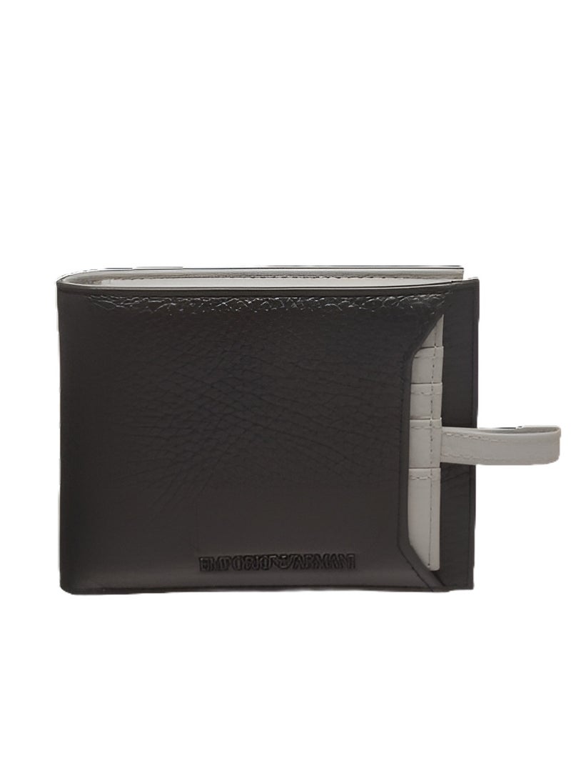 EA Black Leather Wallet For Men 93#
