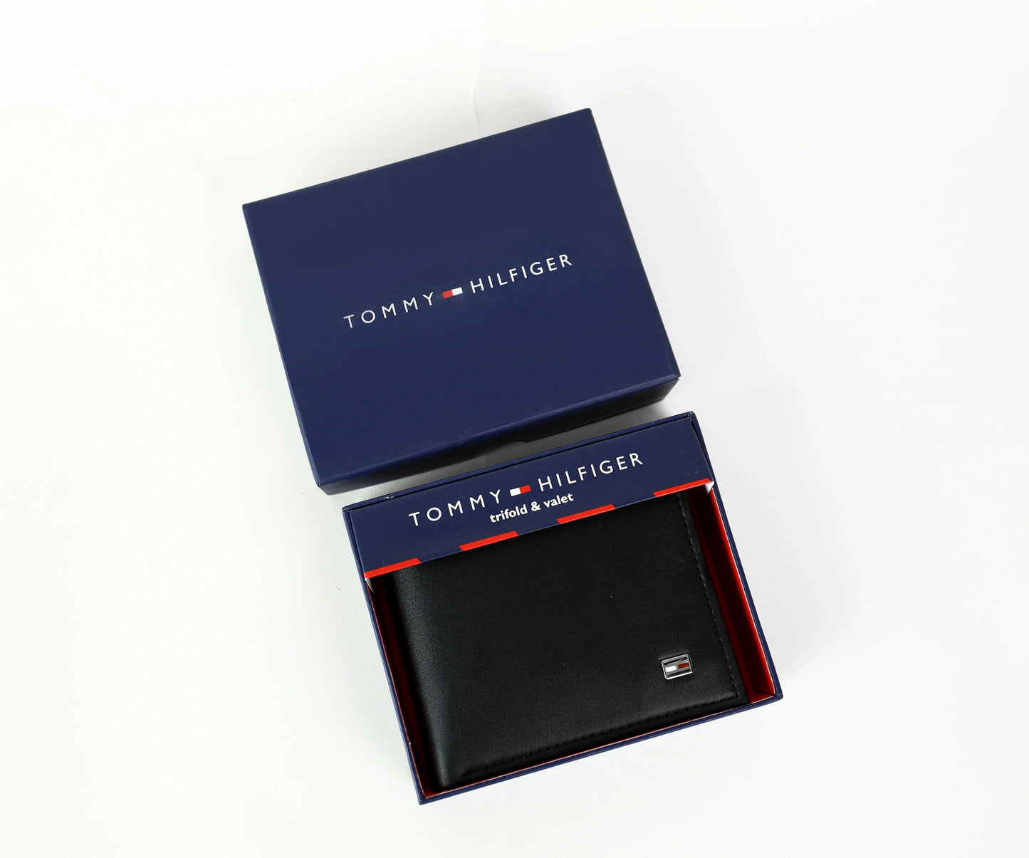 TH Black Leather Wallet For Men 17#