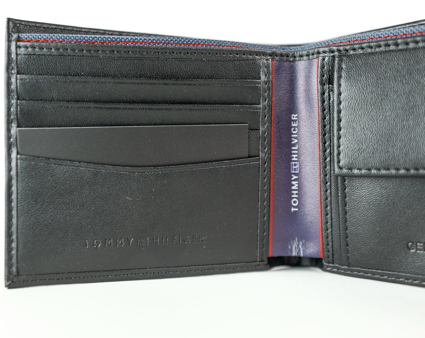 TH Black Leather Wallet For Men 19#