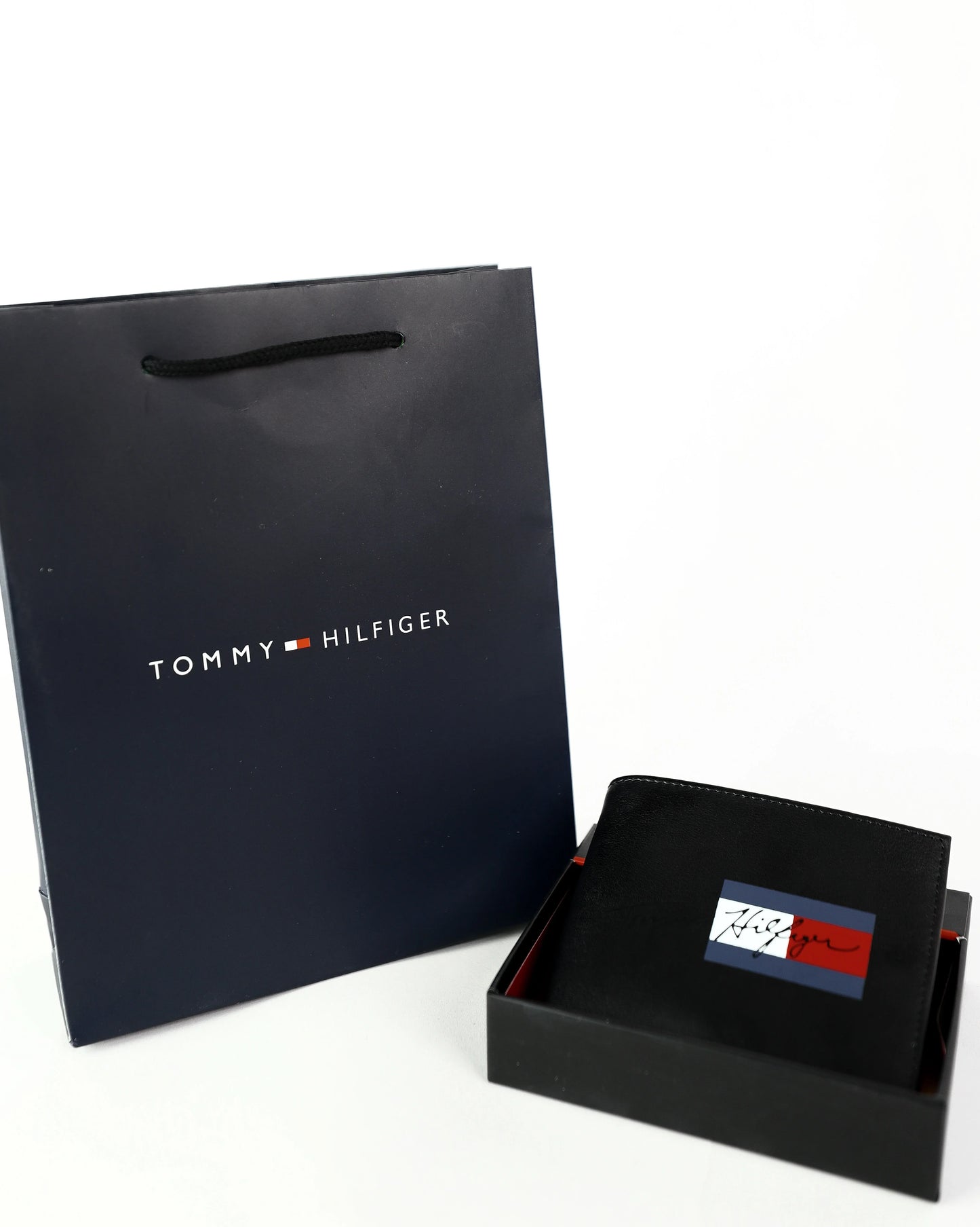 TH Black Leather Wallet For Men 19#