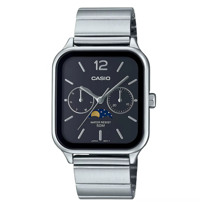 Casio sun moon square New Edition - Silver Band