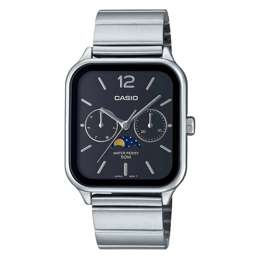 Casio sun moon square New Edition - Silver Band