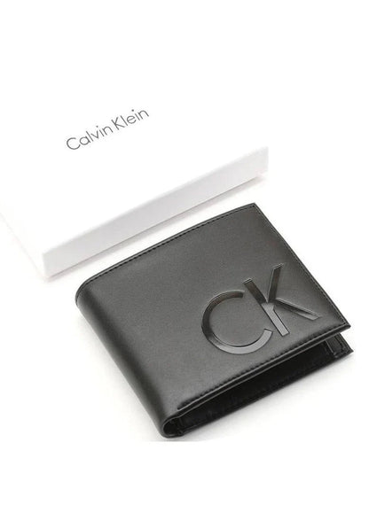 CK Black Leather Wallet For Men 65#