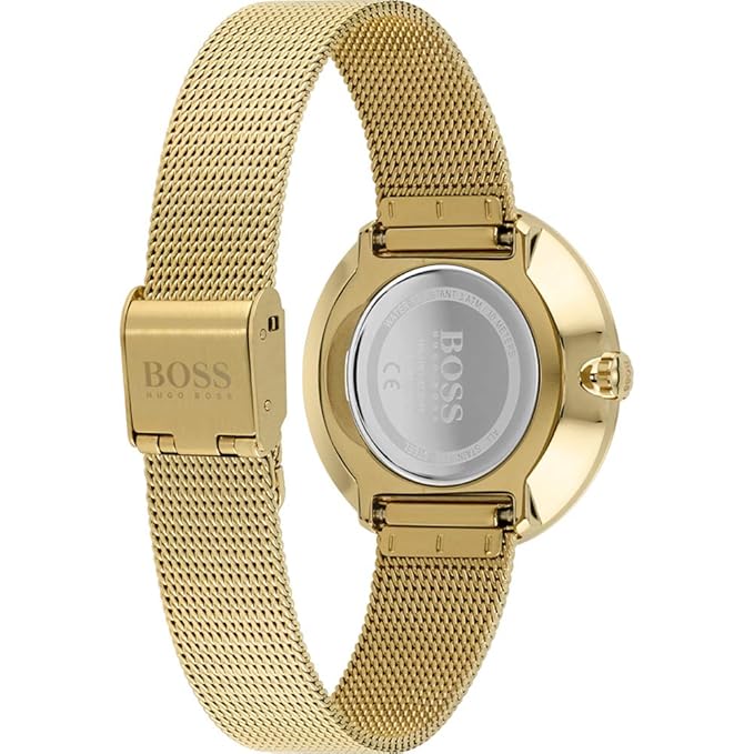 Hugo Boss Women’s Watch – Model 1502547 | Elegant Gold-Tone Stainless-Steel Design
