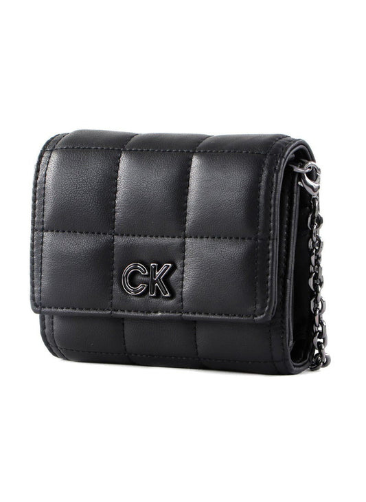 CK Quilted Black Wallet For Women 77#