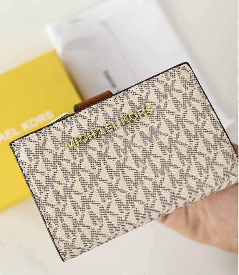 MK Beige Wallet For Women 95#