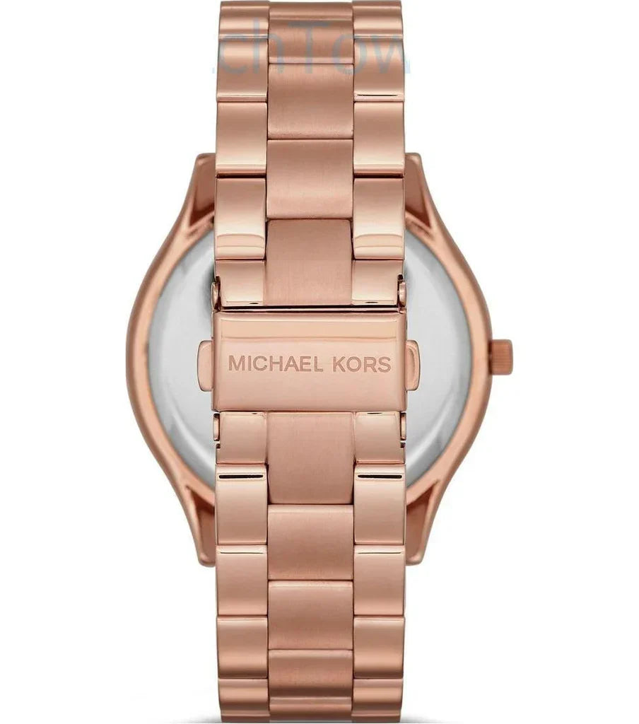 Michael Kors Runway Women's Watch – Model MK5853 | Rose Gold Dial with Rose Gold Stainless Steel Bracelet