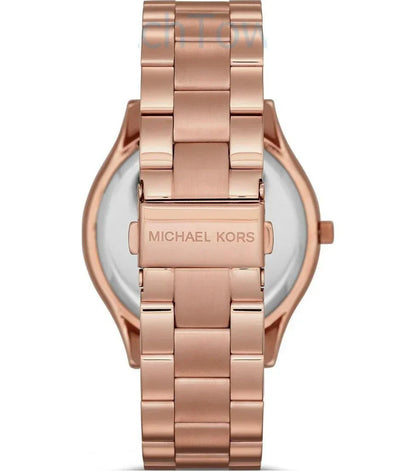 Michael Kors Runway Women's Watch – Model MK5853 | Rose Gold Dial with Rose Gold Stainless Steel Bracelet