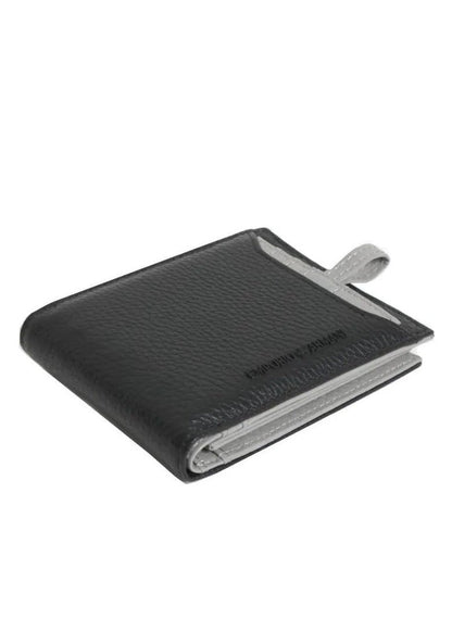 EA Black Leather Wallet For Men 93#