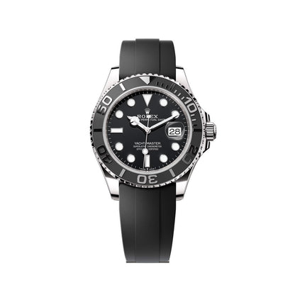 Rolex Yacht-Master II – Stainless Steel, Black Dial & Rubber Strap