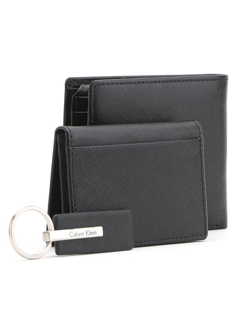 CK Black Wallet-Keychain-Card Holder Set For Men 6#