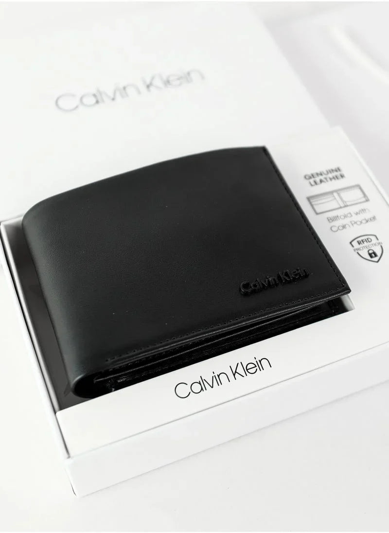 CK Black Leather Wallet For Men 52#