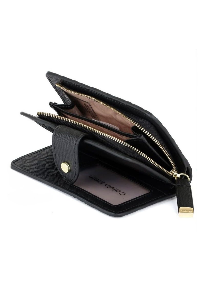CK Black Leather Wallet For Women 81#