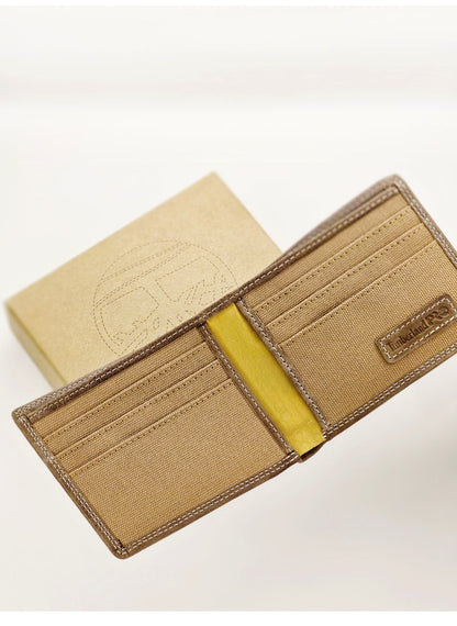 TL Brown Leather Wallet For Men 97#